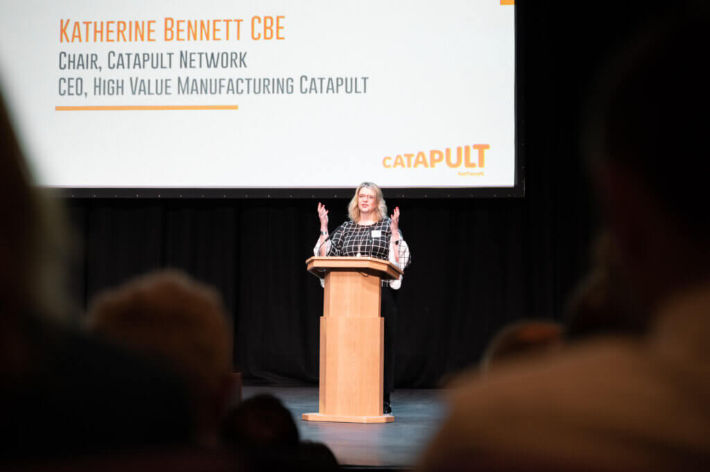 Katherine Bennett, Chair of the Catapult Network and CEO of High Value Manufacturing Catapult