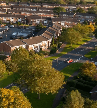 A group of houses