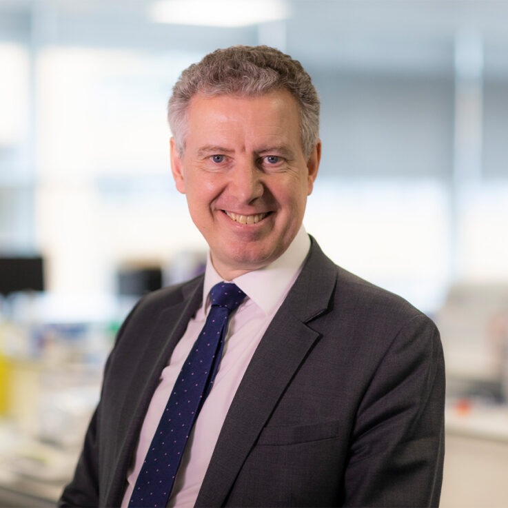 portrait of Professor Chris Molloy, Chief Executive Officer of Medicines Discovery Catapult